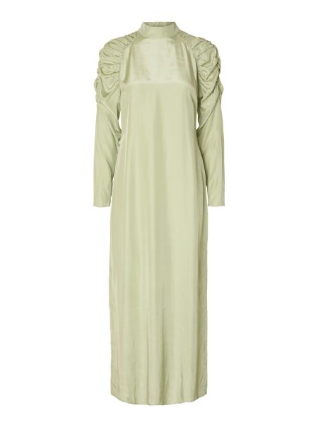 Robes Femme Selected Winter Pear Satin Robe Longue