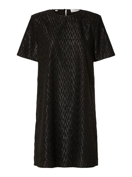 Black Femme Glitter Mini-Robe Selected Robes