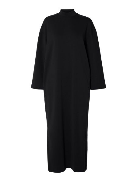 Black Manches Longues Robe Longue Robes Selected Femme