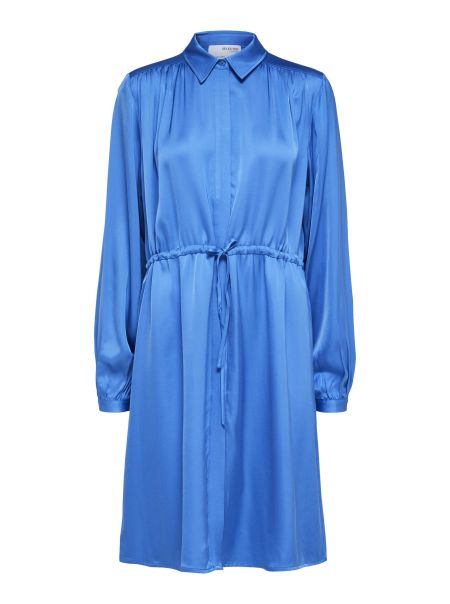 Femme Robes Satin Robe-Chemise Nebulas Blue Selected