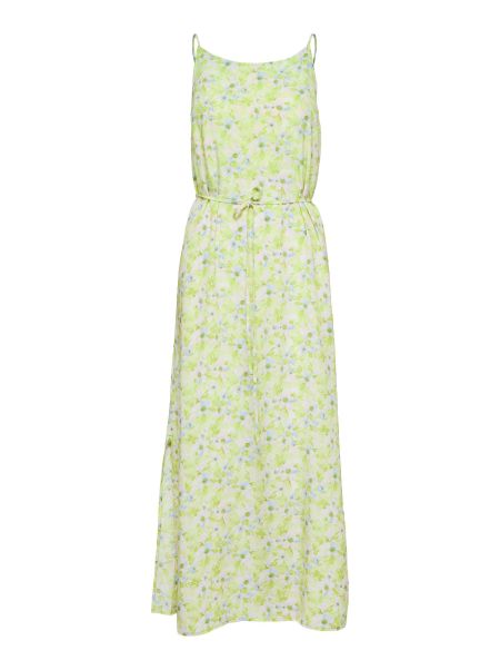 Femme Robes Petite Floral Robe Longue Selected Sharp Green