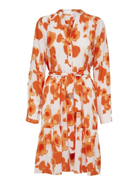 Selected Orangeade Imprimé Mini-Robe Robes Femme