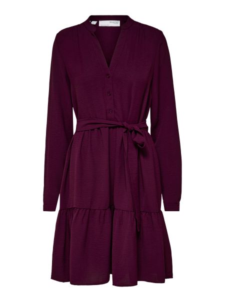 Selected Étagée Mini-Robe Robes Femme Potent Purple