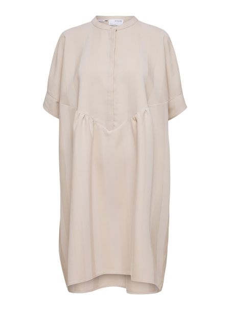 Satin Surdimensionné Mini-Robe Selected Robes Femme Birch