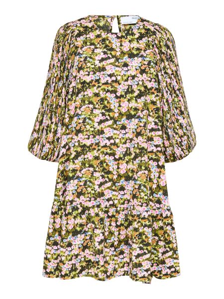 Robes Floral Mini-Robe Selected Femme Dark Citron