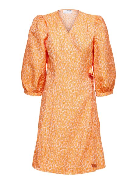 Robes Selected Jacquard Robe Cache-Cœur Femme Iceland Poppy