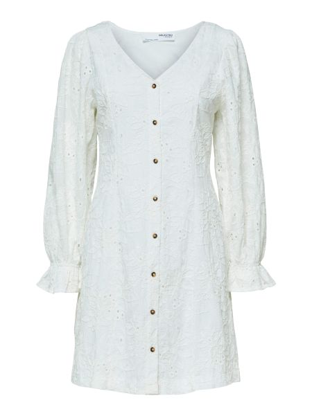 Robes Broderie Anglaise Mini-Robe Selected Femme Snow White