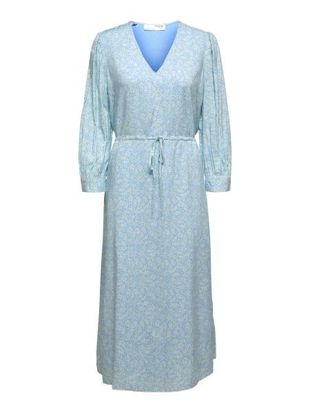 Blue Bell Floral Robe Mi-Longue Femme Robes Selected