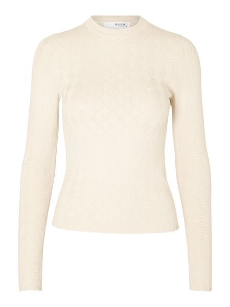 Birch Tricots Selected Femme Manches Longues Top En Maille