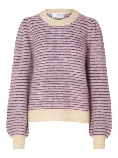 Tricots Selected Birch Femme Sweat-Shirts Ras De Cou Pull