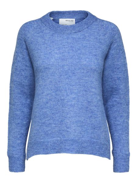 Tricots Selected Femme Ultramarine Manches Longues Pull En Maille