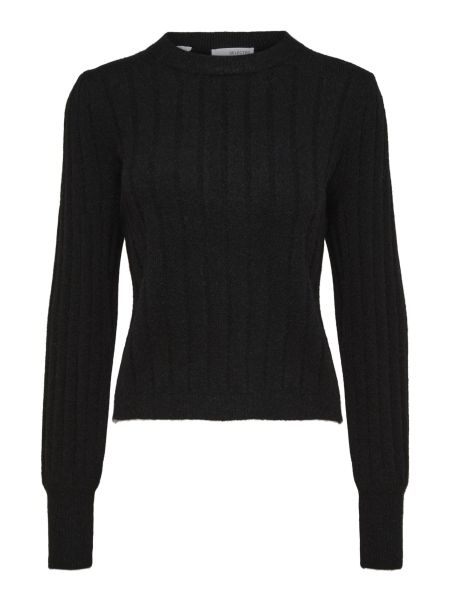 Selected Black Manches Longues Pull Femme Tricots