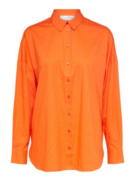 Selected Orangeade Femme Chemises Oversize Chemise