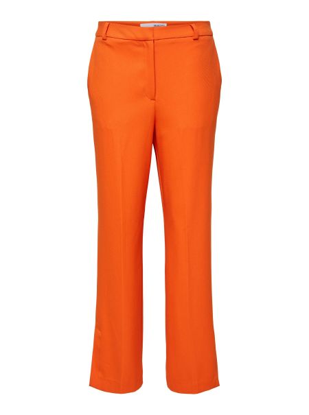 Orangeade Femme Selected Pantalons Straight-Leg Curve Pantalon