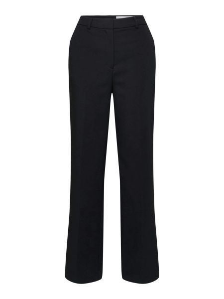 Selected Femme Pantalons Classique Pantalon Taille Haute Black