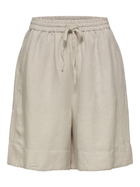 Taille Haute Short Natural Femme Selected Jupes & Shorts
