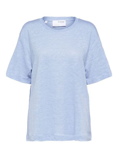 T-Shirts Selected Femme Blue Heron Lin T-Shirt