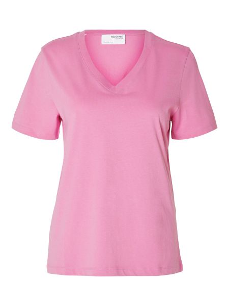 Femme T-Shirts Classique T-Shirt Selected Cyclamen