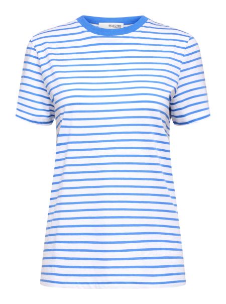 Selected T-Shirts Ultramarine Rayé T-Shirt Femme