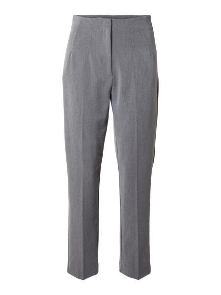 Femme Selected Habillé Pantalon À Coupe Effilée Costumes & Blazers Medium Grey Melange
