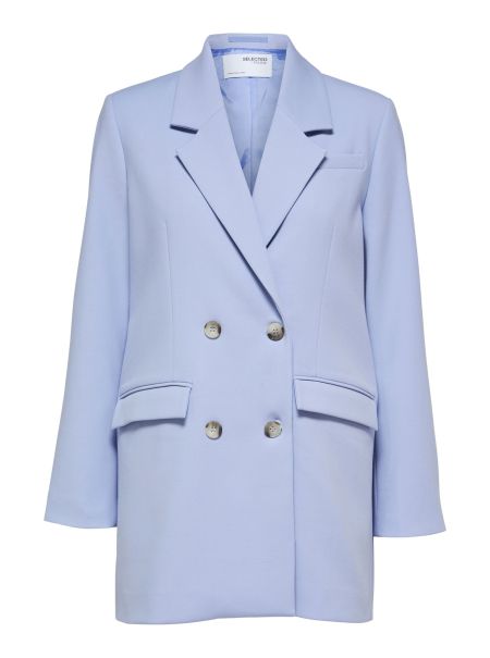 Costumes & Blazers Femme Selected Habillé Blazer À Simple Boutonnage Blue Heron