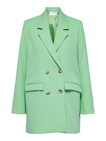 Costumes & Blazers Absinthe Green Femme Selected Habillé Blazer À Simple Boutonnage