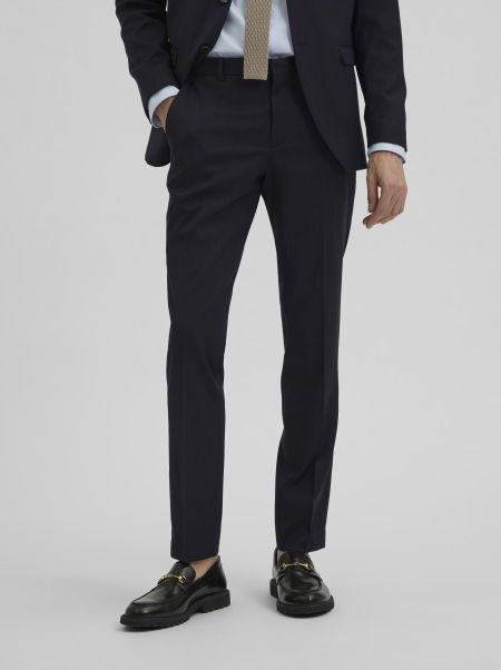 Homme Navy Blazer Costumes & Blazers Selected Coupe Slim Pantalon