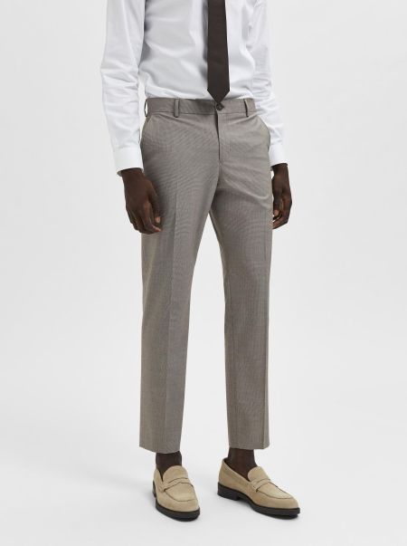 Costumes & Blazers Brownie Selected Homme Coupe Slim Pantalon