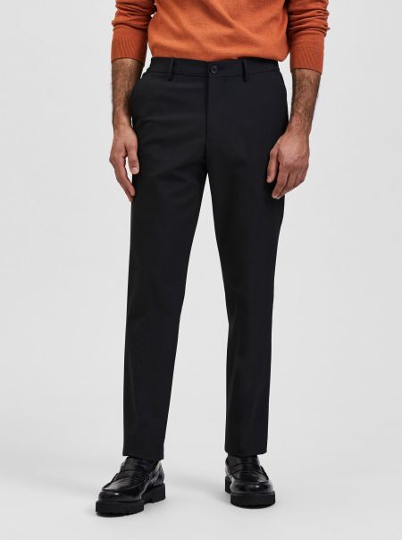 Selected Homme Costumes & Blazers Black 175 Coupe Slim Pantalon
