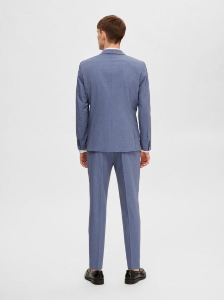 Homme Coupe Slim Blazer Selected Costumes & Blazers Moonlight Blue