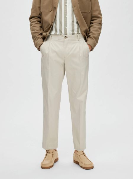 Egret Selected Homme Costumes & Blazers Regular Fit Pantalon
