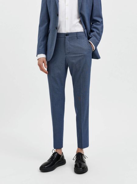 Selected Costumes & Blazers Navy Blazer Homme 175 Coupe Slim Pantalon