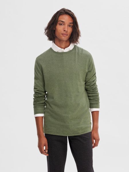 Selected Manches Longues Pullover Homme Tricots Agave Green