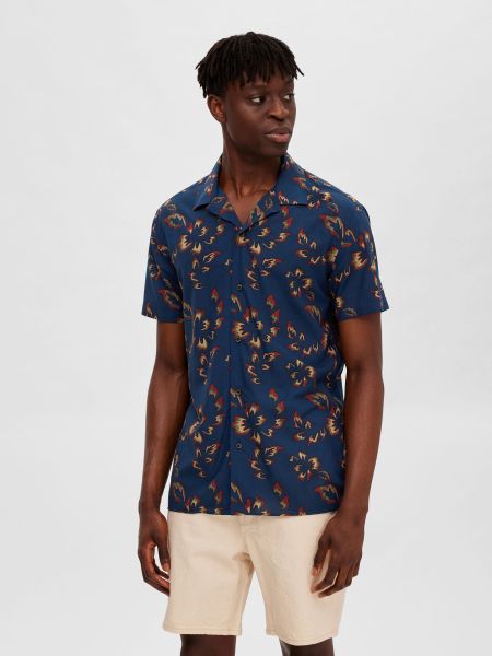 Floral Chemise Chemises Homme Selected Sky Captain