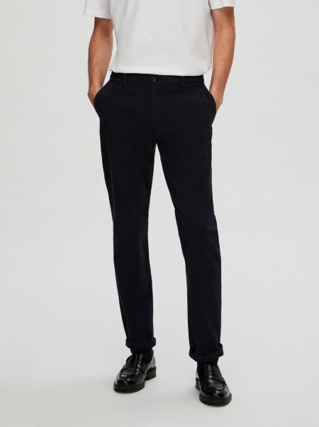 Homme Dark Sapphire Selected 175 Coupe Slim Chinos Pantalons