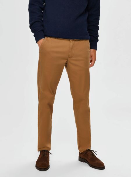 Coupe Slim Chinos Ermine Selected Homme Pantalons