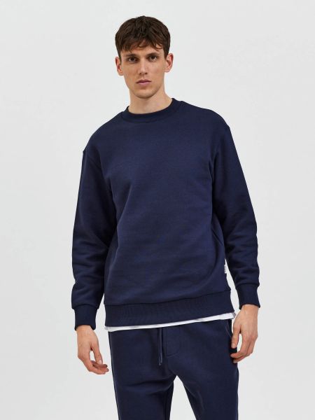 Selected Homme Sweats À Capuche & Sweat-Shirts En Maille Sweat-Shirt Navy Blazer
