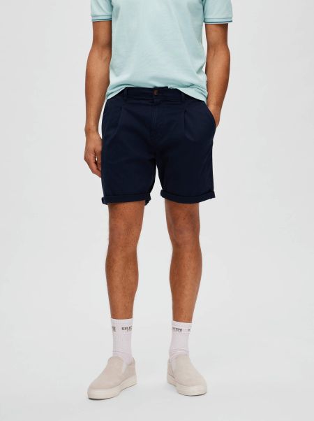 Homme Selected Classique Short Chino Dark Sapphire Shorts