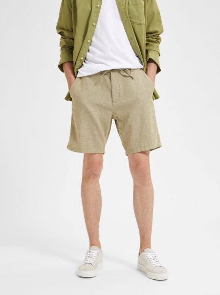 Coupe Confort Short Olive Branch Selected Homme Shorts