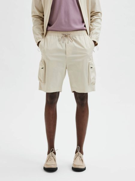 Cargo Short Oatmeal Homme Selected Shorts