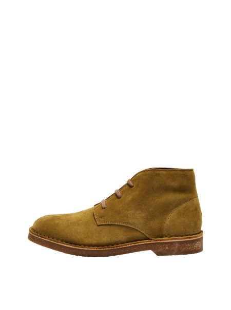 Selected Chaussures Daim Bottes Breen Homme