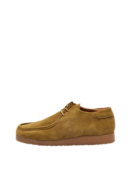 Daim Chaussures À Bouts Mocassins Breen Homme Chaussures Selected