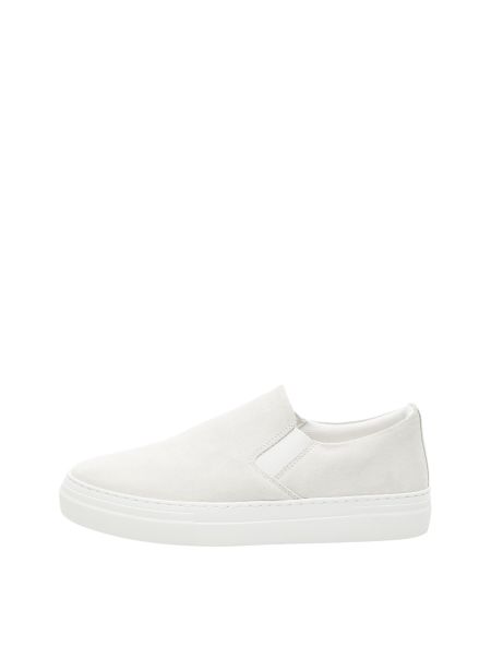 Selected Chaussures Homme Daim Baskets White